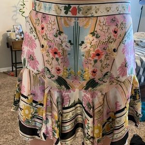 Asks Silk Skirt. Japanese Garden Chic